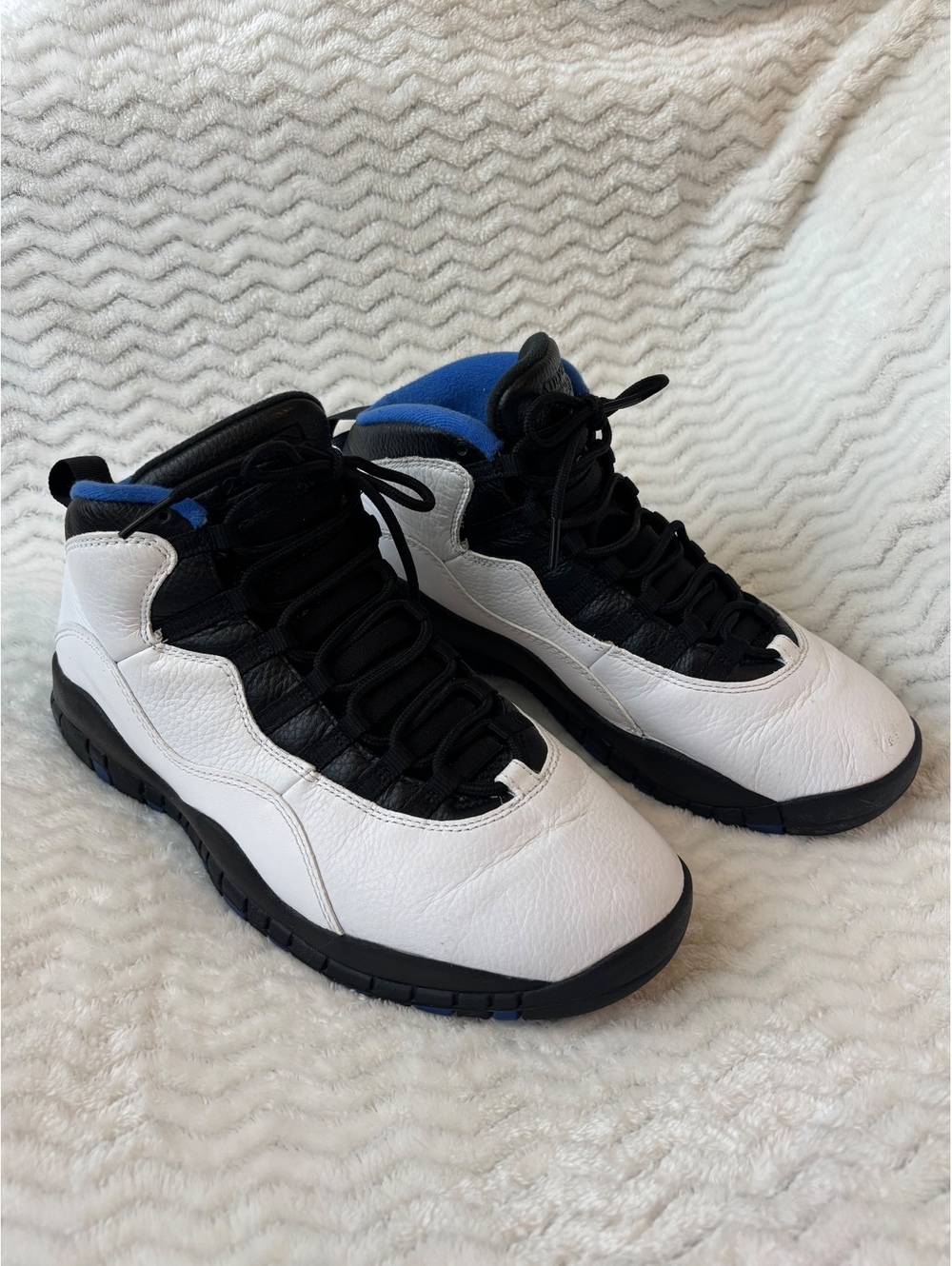 Nike Air Jordan 10 Retro Orlando 2018 White Black Royal 310805-108 Men's 10.5
